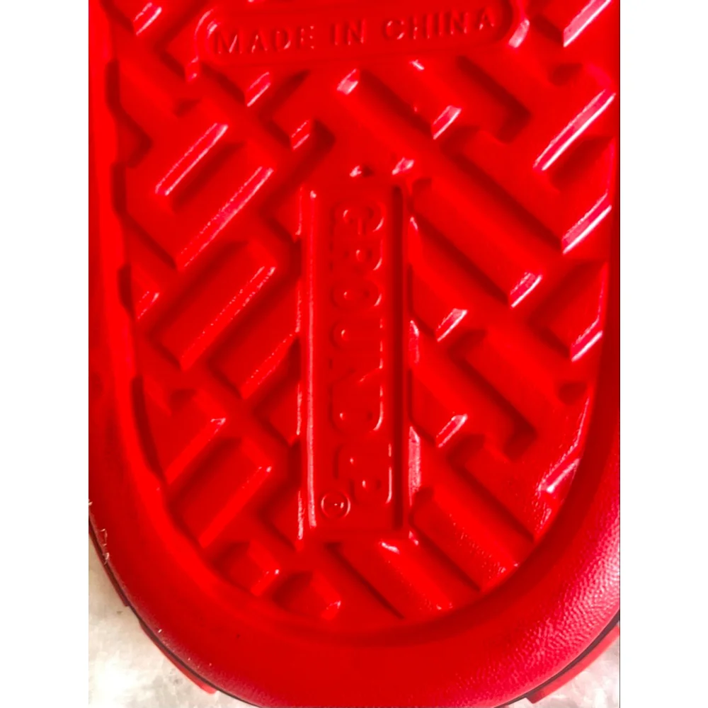 NWT Doritos Flamin' Hot Men`s Ground Up Comfort Slide Sandal Shoes Orange Size 8